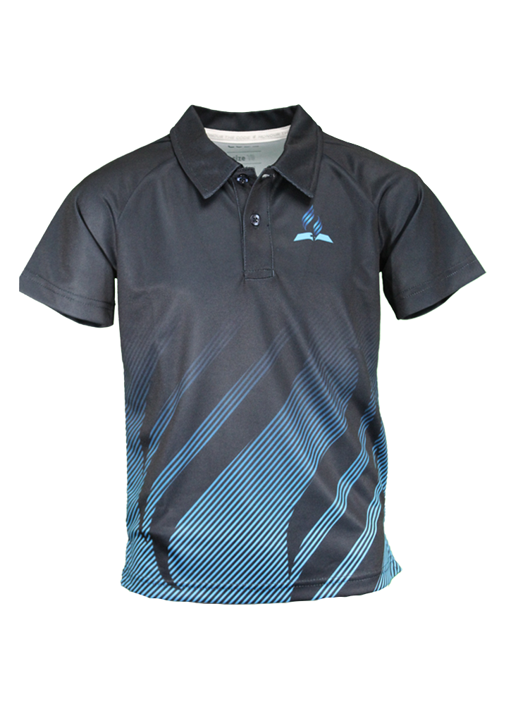 Seventh-day Adventist PE Polo Navy/Cyan